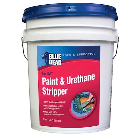 Blue Bear Soy Gel Paint & Urethane Stripper, 5 gal BL5714